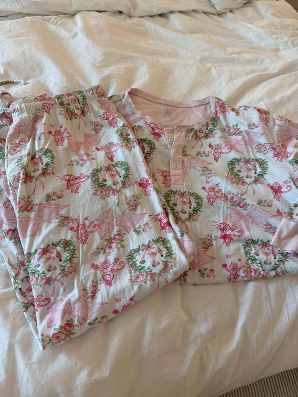 LoveShackFancy x Roller Rabbit Nutcracker Pajama Set